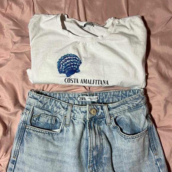 ZARA Light Blue Denim Jeans - Picture 3 of 7